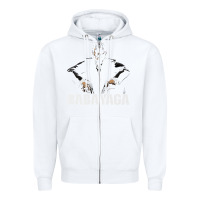 White baba yaga Zipper Hoodie - artisFamous