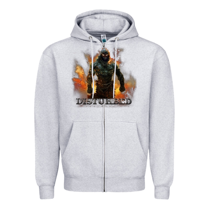 Disturbed 8 Zipper Hoodie by artisFamous | Teevron