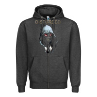 Charcoal Heather disturbed 10 Zipper Hoodie - artisFamous
