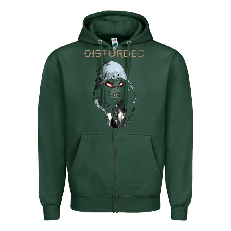 Disturbed 10 Zipper Hoodie by artisFamous | Teevron