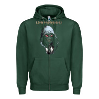 Sports Green disturbed 10 Zipper Hoodie - artisFamous
