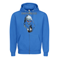 True Royal disturbed 10 Zipper Hoodie - artisFamous
