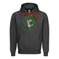 Charcoal Heather deep purple 7 Zipper Hoodie - artisFamous