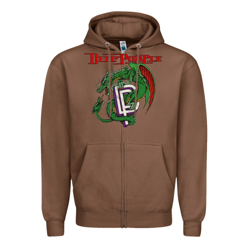 Deep Purple 7 Zipper Hoodie by artisFamous | Teevron