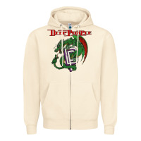 Sandshell deep purple 7 Zipper Hoodie - artisFamous