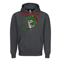 Smoke deep purple 7 Zipper Hoodie - artisFamous