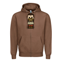 Chestnut hannibal lecter chibi Zipper Hoodie - artisFamous