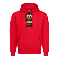 Red hannibal lecter chibi Zipper Hoodie - artisFamous