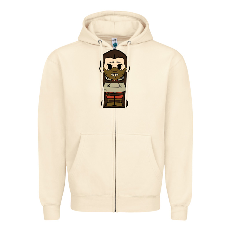 Hannibal Lecter Chibi Zipper Hoodie by artisFamous | Teevron