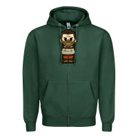 Sports Green hannibal lecter chibi Zipper Hoodie - artisFamous