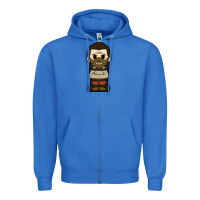 True Royal hannibal lecter chibi Zipper Hoodie - artisFamous