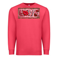 Cardinal Pink Love Kiss Valentine's Day Premium Sweatshirt - RanaPortraitStore
