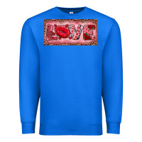 True Royal Pink Love Kiss Valentine's Day Premium Sweatshirt - RanaPortraitStore