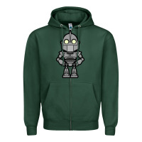 Sports Green iron giant Zipper Hoodie - artisFamous
