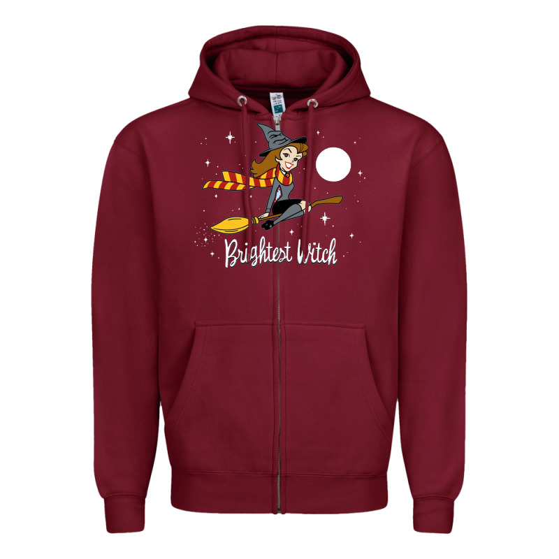 Brightest Witch Zipper Hoodie by artisFamous | Teevron