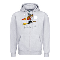 Heather Grey brightest witch Zipper Hoodie - artisFamous