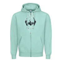 Seafoam skyrim Zipper Hoodie - artisFamous