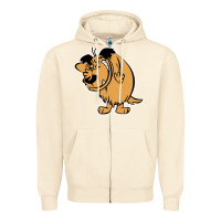 Sandshell smile mumbly muttley dog Zipper Hoodie - artisFamous