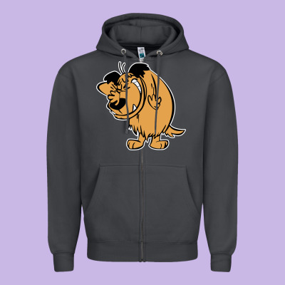 Smile Mumbly Muttley Dog Zipper Hoodie Designed By Artisfamous