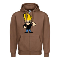 Chestnut johnny bravo chibi Zipper Hoodie - artisFamous