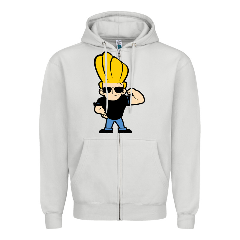 Johnny Bravo Chibi Zipper Hoodie by artisFamous | Teevron