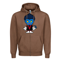 Chestnut nightcrawler chibi Zipper Hoodie - artisFamous