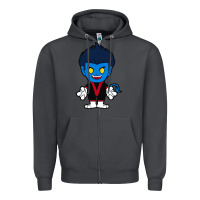 Smoke nightcrawler chibi Zipper Hoodie - artisFamous