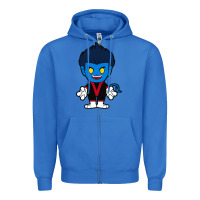 True Royal nightcrawler chibi Zipper Hoodie - artisFamous
