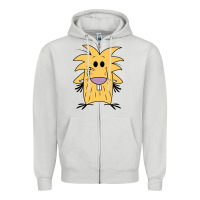 Dove Grey norbet angry beaver Zipper Hoodie - artisFamous