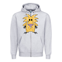 Heather Grey norbet angry beaver Zipper Hoodie - artisFamous