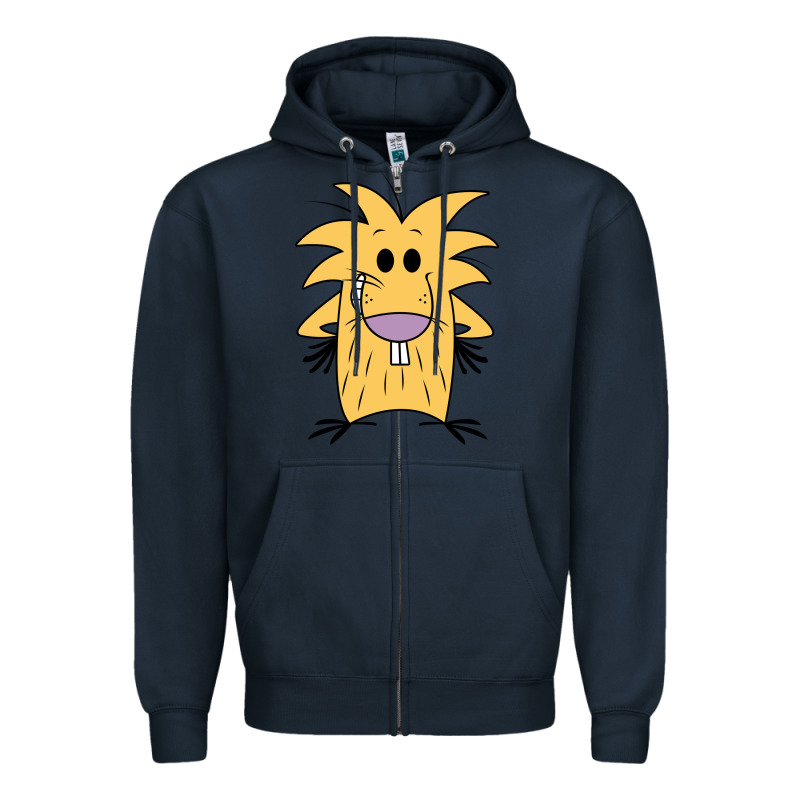 Norbet Angry Beaver Zipper Hoodie by artisFamous | Teevron