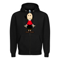 Black olive oyl Zipper Hoodie - artisFamous