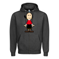 Charcoal Heather olive oyl Zipper Hoodie - artisFamous
