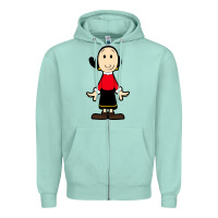 Seafoam olive oyl Zipper Hoodie - artisFamous