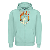 Seafoam jim Zipper Hoodie - artisFamous