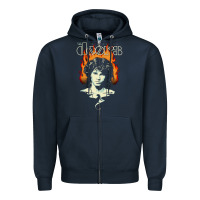 Navy jim Zipper Hoodie - artisFamous