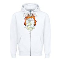 White jim Zipper Hoodie - artisFamous