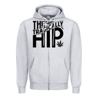 Heather Grey VINTAGE Zipper Hoodie - artisFamous