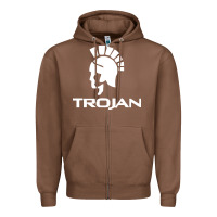 Chestnut trojan condoms champion Zipper Hoodie - artisFamous