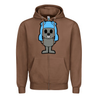 Chestnut rocky the squirrel Zipper Hoodie - artisFamous