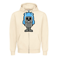 Sandshell rocky the squirrel Zipper Hoodie - artisFamous