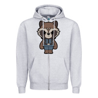Rocket Racoon Chibi Zipper Hoodie | Teevron