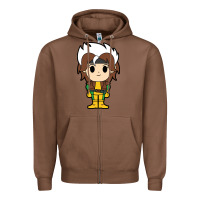 Chestnut rogue x men chibi Zipper Hoodie - artisFamous