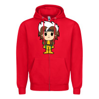 Red rogue x men chibi Zipper Hoodie - artisFamous