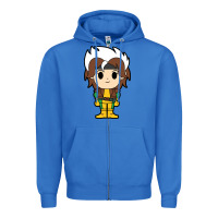 True Royal rogue x men chibi Zipper Hoodie - artisFamous