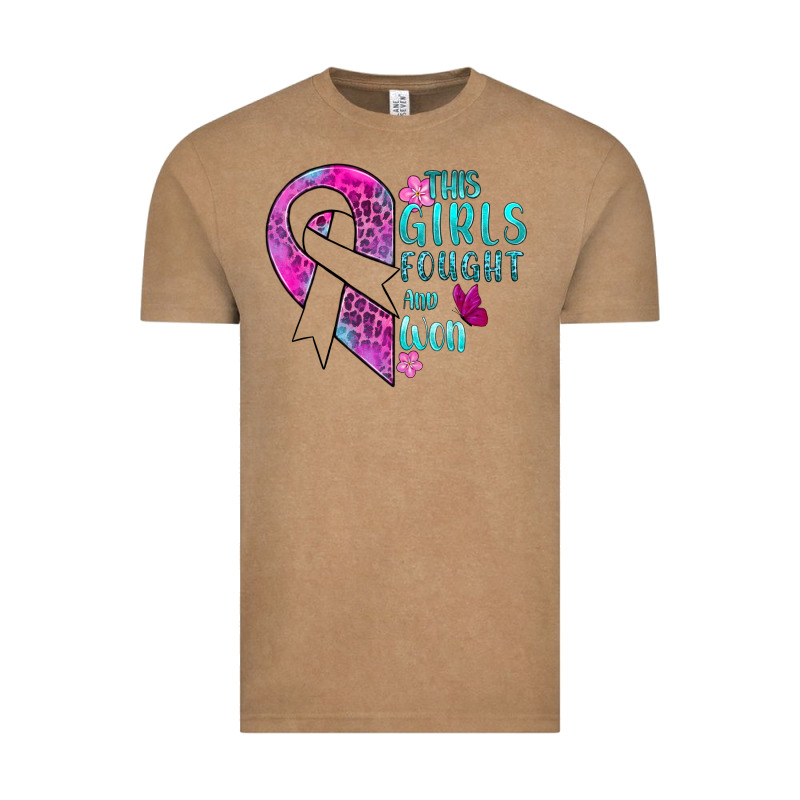 This Girls Fought And Won Cancer Vintage Tee by BundleAndBundleShop | Teevron