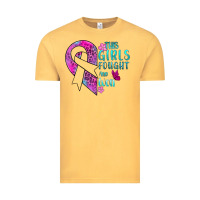 Vintage Mustard This Girls Fought and Won Cancer Vintage Tee - BundleAndBundleShop