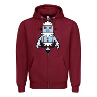 Burgundy rosie the jetsons Zipper Hoodie - artisFamous