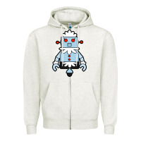 Oatmeal Heather rosie the jetsons Zipper Hoodie - artisFamous
