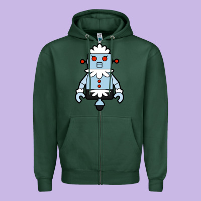 Rosie The Jetsons Zipper Hoodie Designed By Artisfamous